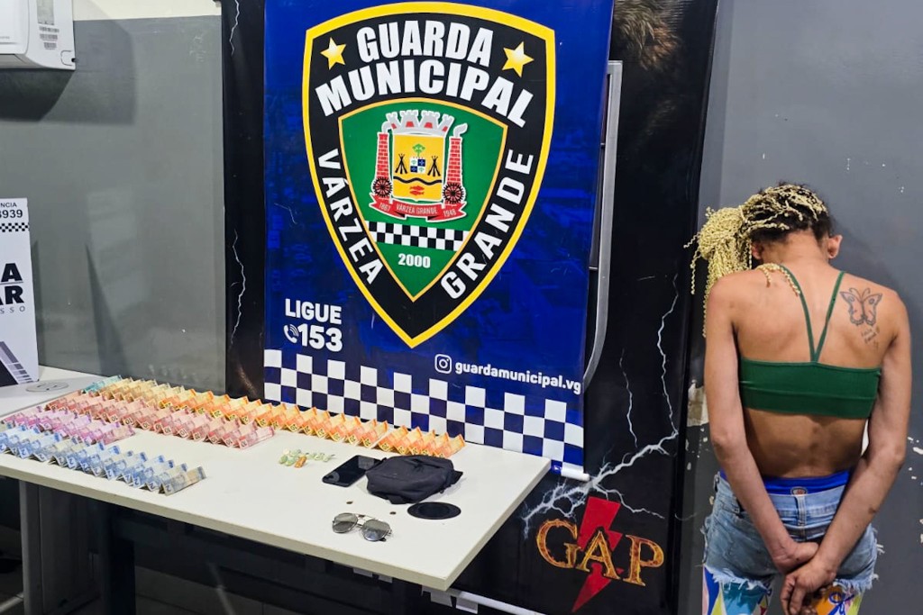 Guarda Municipal detém mulher conhecida por tráfico de entorpecentes na região central