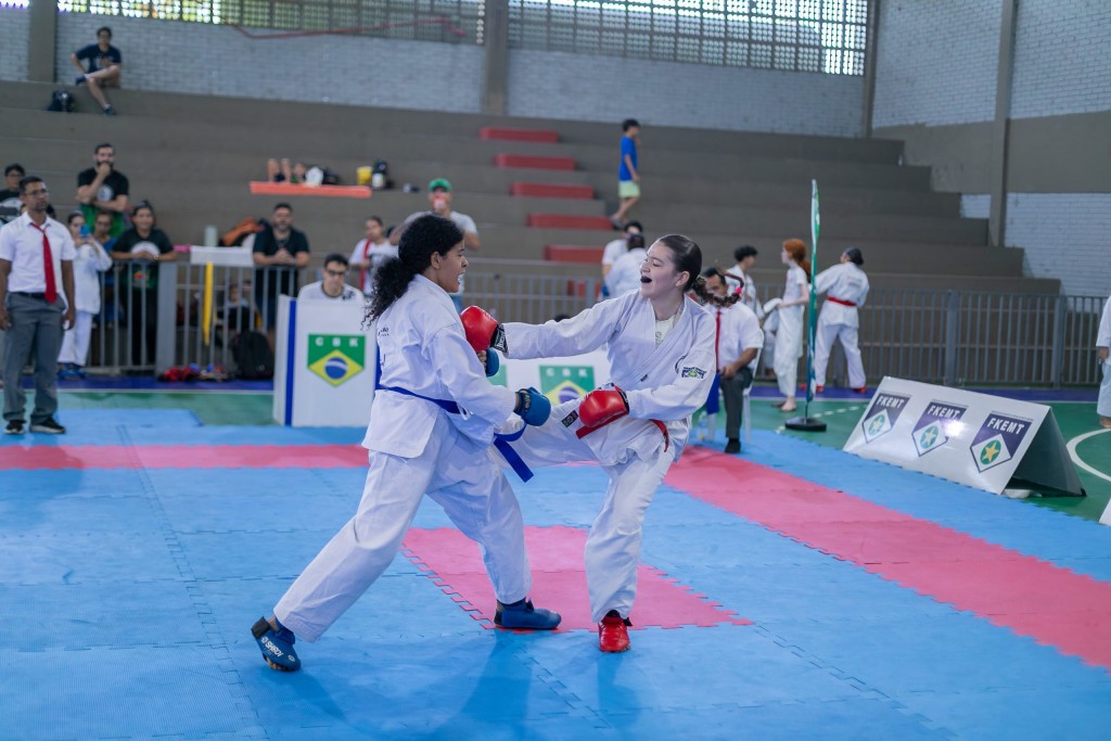 Cuiabá sedia disputas de karatê com regras adotadas em campeonatos mundiais