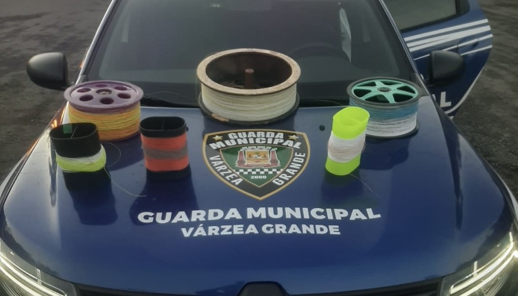 Guarda Municipal apreende linhas com cerol e linha chilena no bairro Mapim