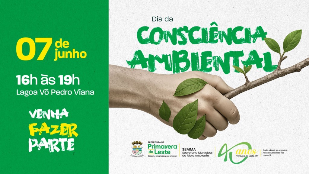 Prefeitura promove Dia de Consciência Ambiental com ações educativas e participação da comunidade