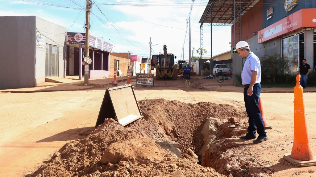 Prefeitura amplia drenagem e rede pluvial no Paiaguás para garantir durabilidade do asfalto