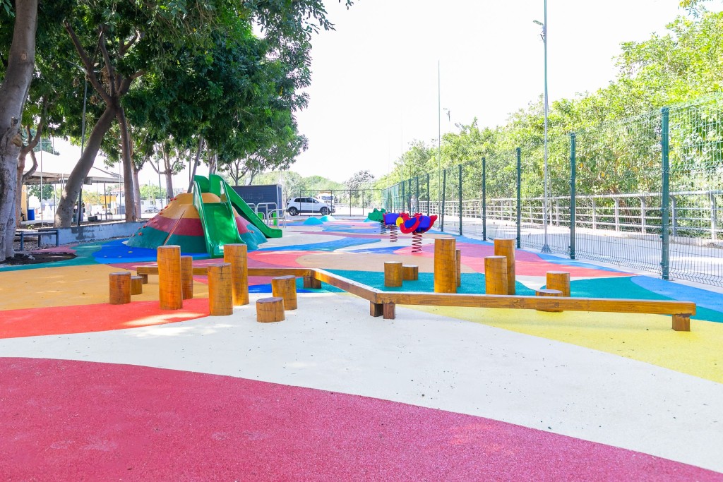 Prefeitura entrega novo playground na Orla do Porto e amplia espaços de lazer para famílias cuiabanas