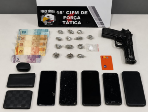 Força Tática apreende dois adolescentes com drogas e arma de brinquedo em Várzea Grande