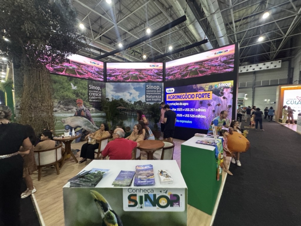 Prefeitura de Sinop destaca potencial turístico e econômico do município na FIT Pantanal 2026