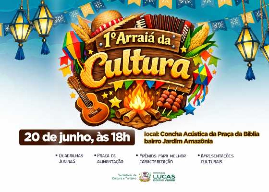 1º Arraiá da Cultura reunirá tradição e integração no bairro Jardim Amazônia