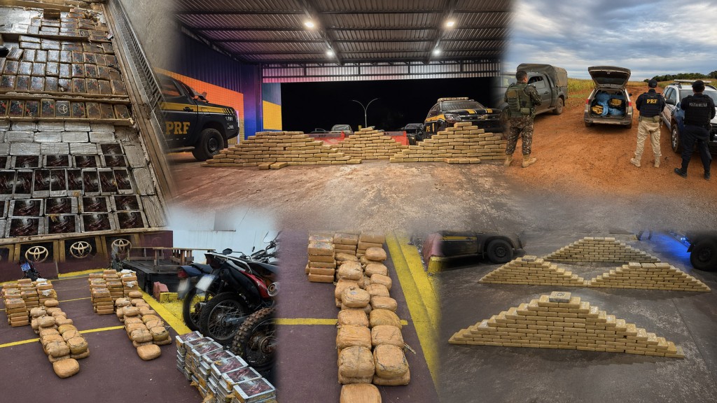 Em menos de 24 horas, PRF apreende 439 kg de drogas na BR-364 em Mato Grosso
