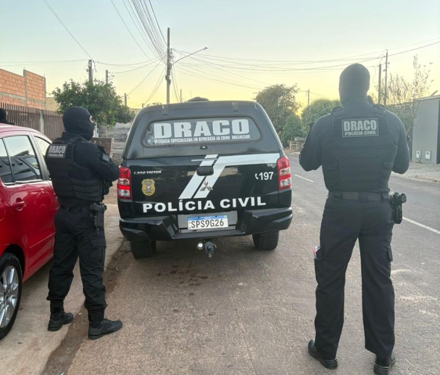 Operação da Polícia Civil mira membros de facção criminosa que atuam no norte de MT
