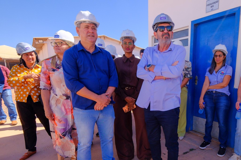 Dr Eugênio coordena vistoria da Comissão de Saúde nas obras do Hospital Regional de Confresa