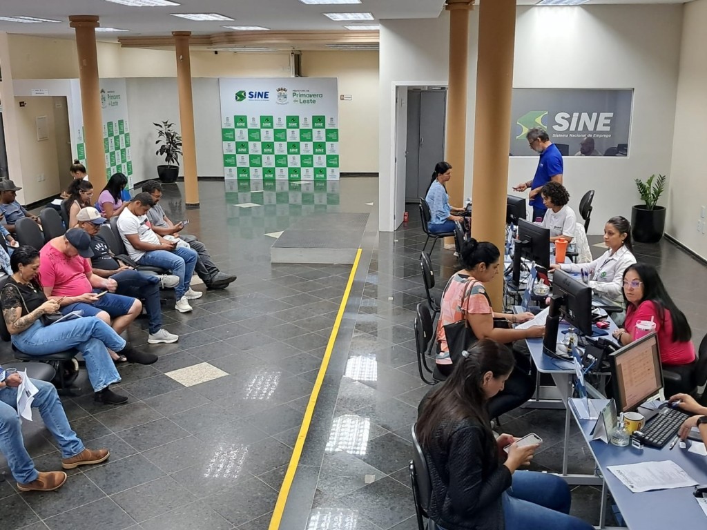 Sine de Primavera do Leste encerra semana com 185 vagas disponíveis para trabalhadores