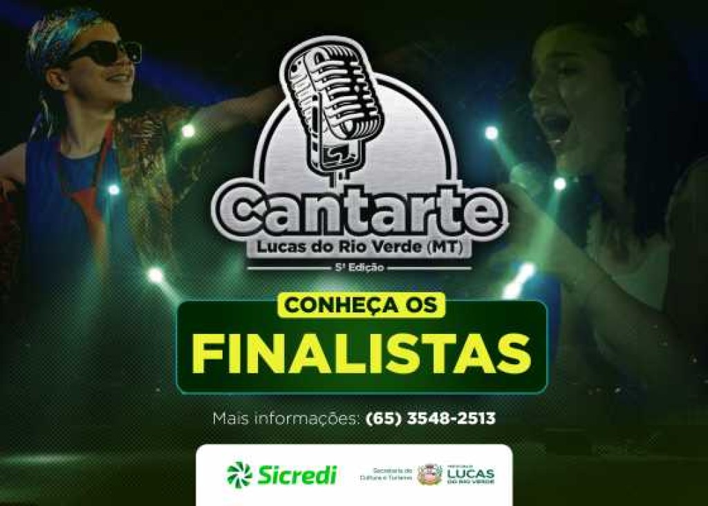 Conheça os finalistas do Cantarte 2026