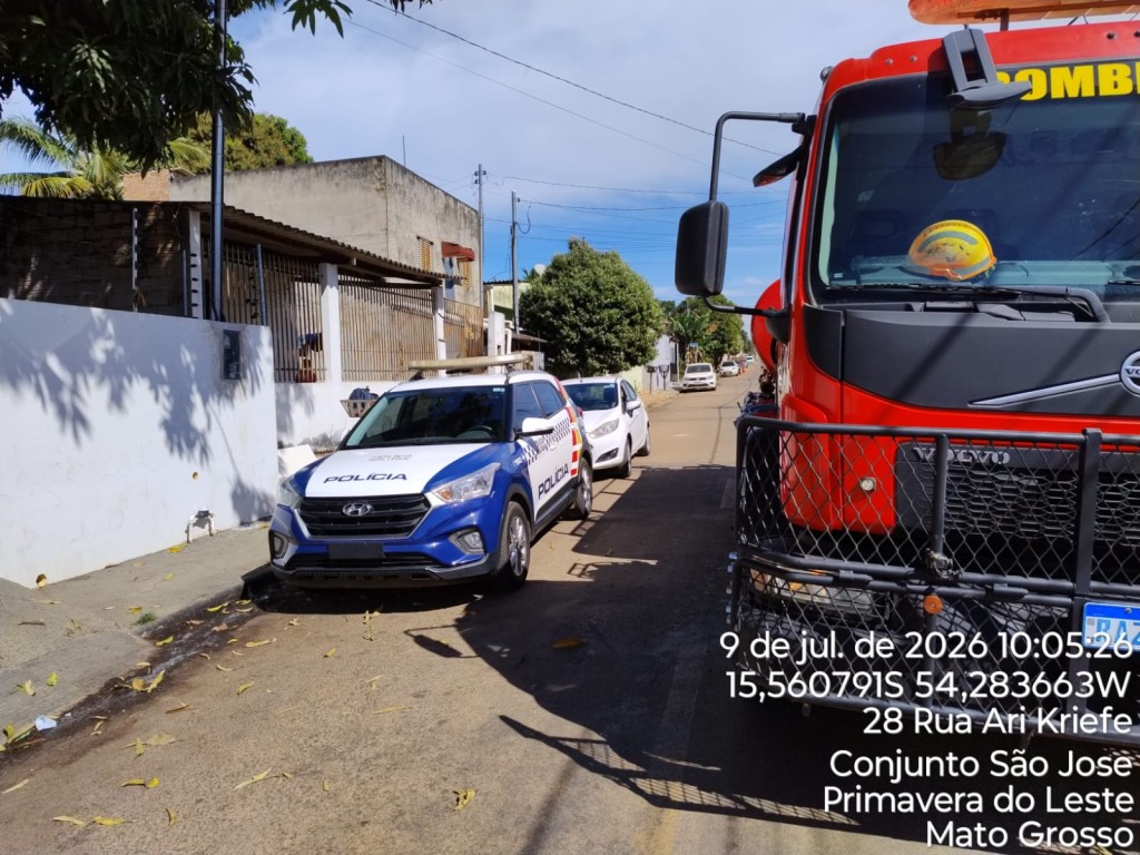 Prefeitura, Defesa Civil e Corpo de Bombeiros monitoram foco de incêndio e orientam população sobre fumaça em Primavera do Leste