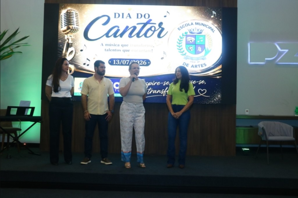 Sinop: alunos da Escola de Artes realizam apresentação especial alusiva ao Dia do Cantor