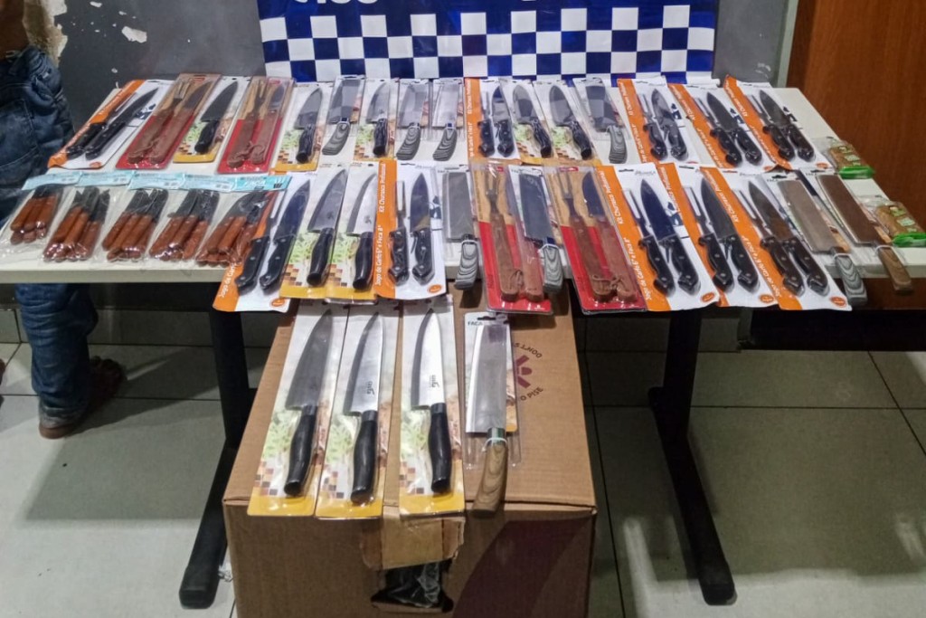 Guarda Municipal recupera produtos furtados e prende suspeito com extensa ficha criminal