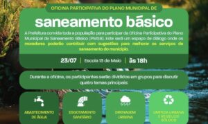 Prefeitura de Primavera do Leste promove oficina participativa para construção do Plano Municipal de Saneamento Básico