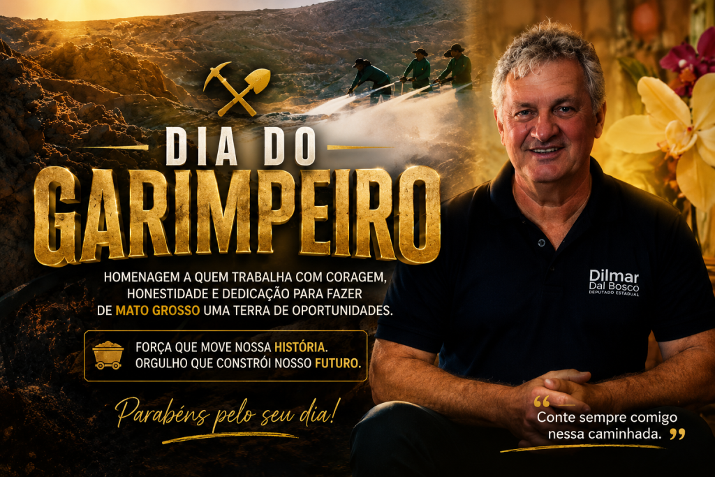 Dilmar Dal Bosco escolhe Peixoto de Azevedo para homenagear garimpeiros de todo o estado e reforça apoio histórico à categoria