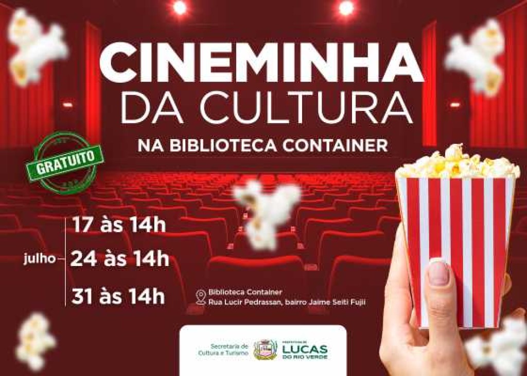 "Cineminha" da Cultura leva entretenimento e incentivo à leitura ao Jaime Seiti Fujii