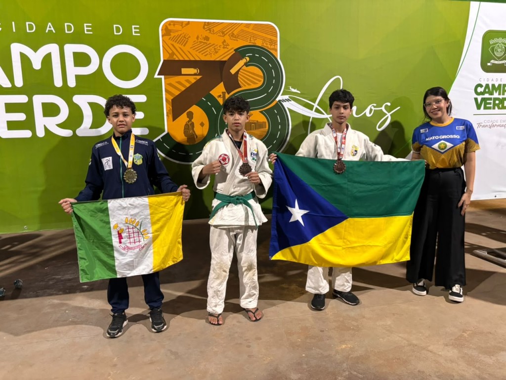 Judô de Primavera do Leste conquista 12 medalhas nos Jogos Escolares Mato-grossenses em Campo Verde