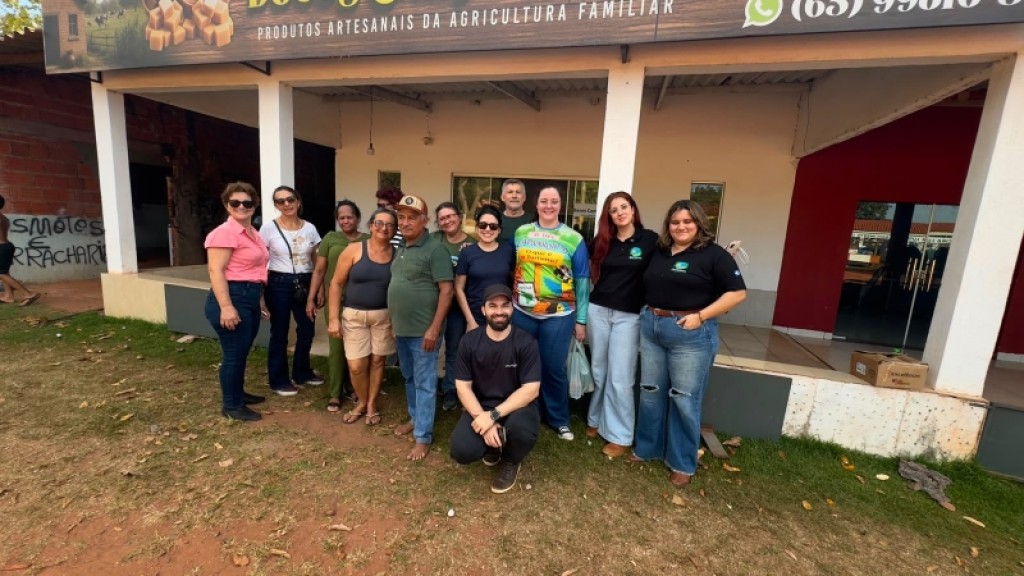 Prefeitura de Sinop promove visita técnica em Nossa Senhora do Livramento para fortalecer turismo rural e agricultura familiar