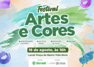 Artes e Cores desembarca no Vida Nova para transformar praça em espaço de cultura
