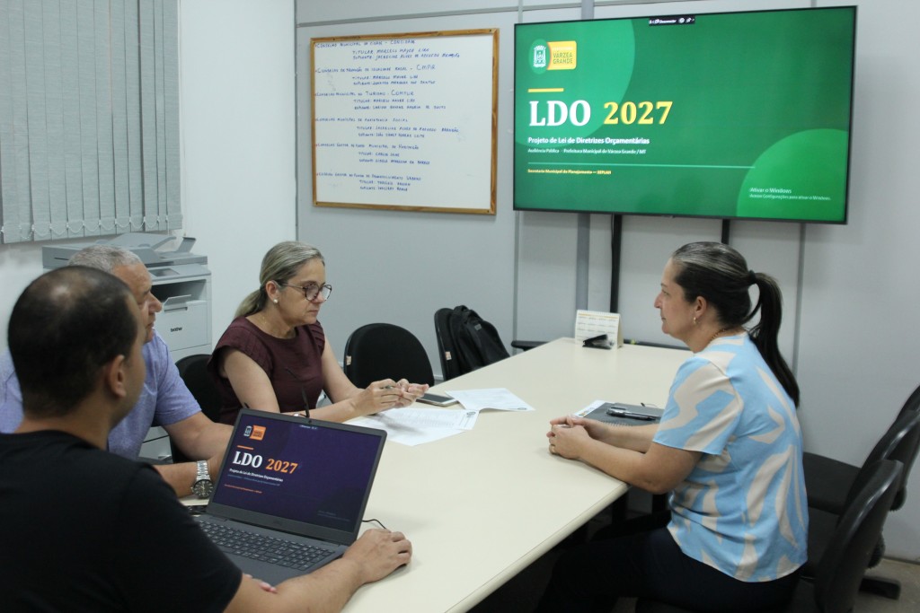 Prefeitura de Várzea Grande realiza audiências públicas para discutir diretrizes orçamentárias de 2027