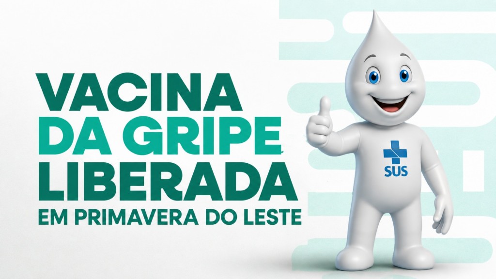 Vacina contra a gripe está liberada para toda a população a partir de 6 meses em Primavera do Leste