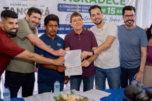 Dr. João destaca concessão de 15 anos do Shopping Popular e reforça importância do espaço para economia de Tangará