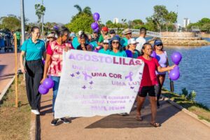 CCI Aideê Pereira promove caminhada de conscientização pelo Agosto Lilás