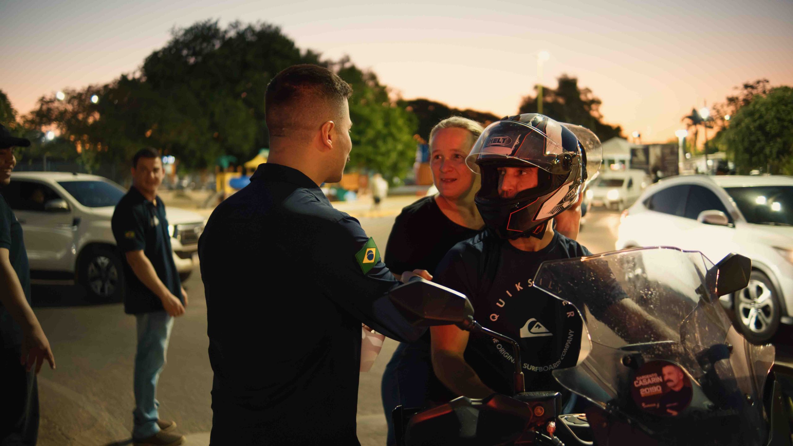 Sargento Casarin propõe pontos de apoio para entregadores que utilizam motos e bicicletas