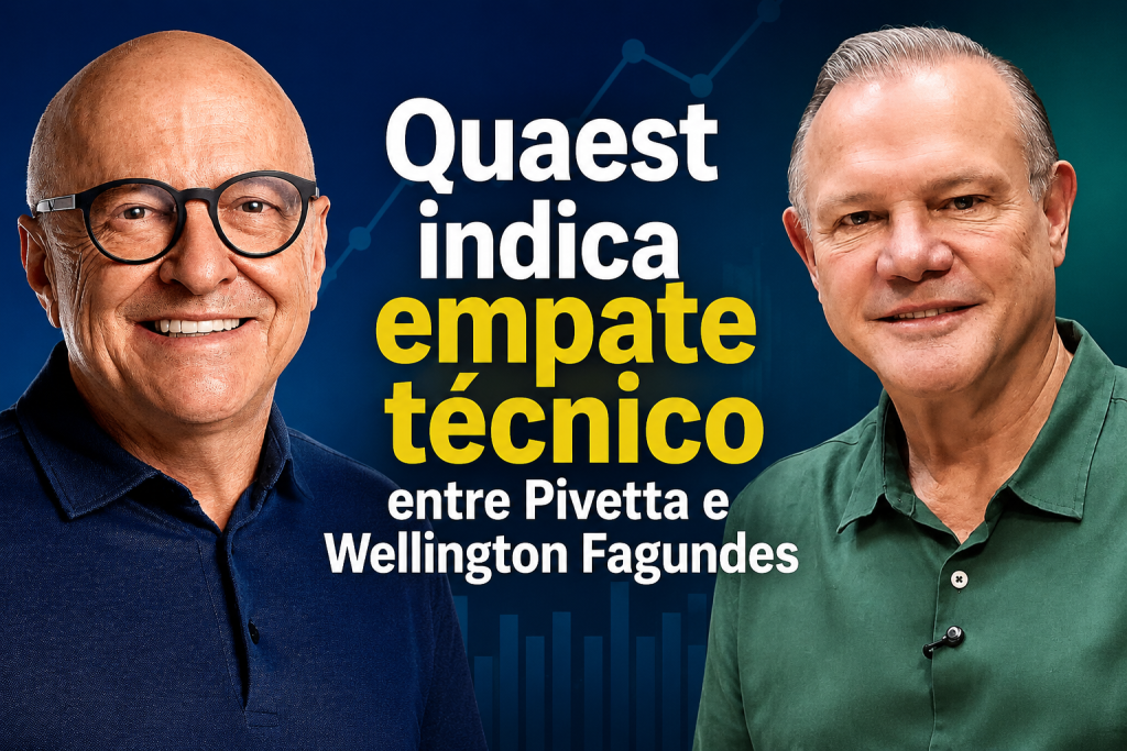 Quaest indica empate técnico entre Pivetta e Wellington Fagundes