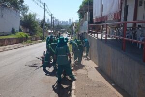 Santa Luzia, Jardim Eldorado e Asa Bela recebem serviços de zeladoria e mobilidade nesta quinta-feira (27)