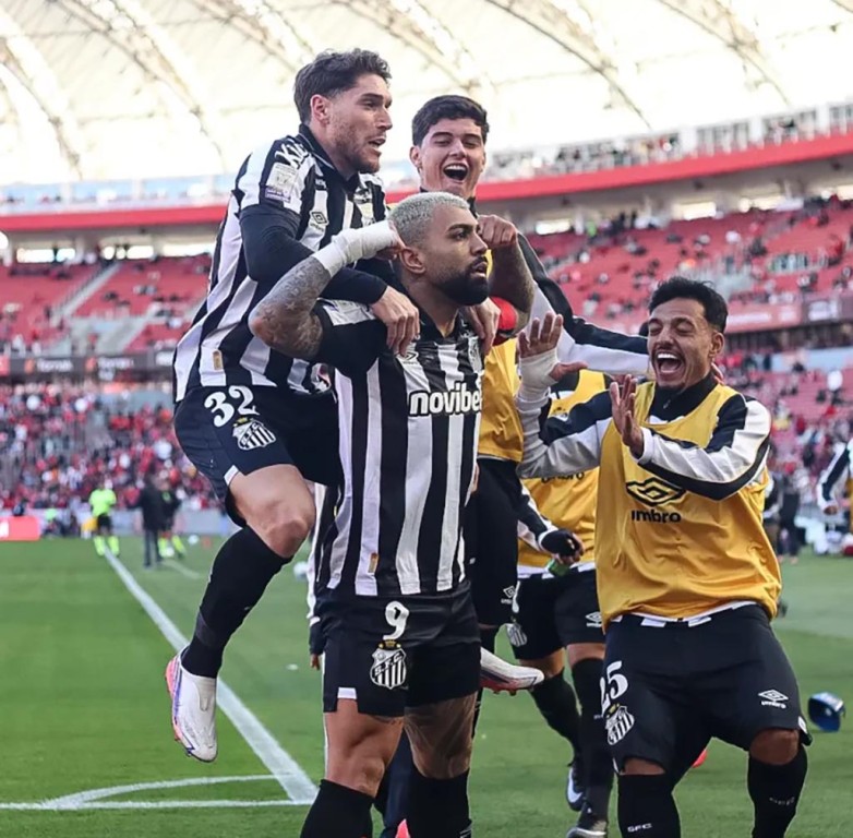 Santos vence o Inter no Beira-Rio e amplia distância da zona de rebaixamento