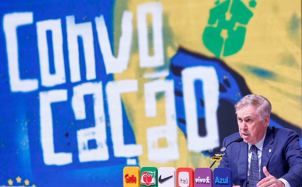 Ancelotti convoca 26 jogadores para primeira Data Fifa após a Copa do Mundo; dez atuam no Brasil