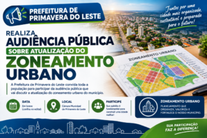Prefeitura de Primavera do Leste realiza audiência pública sobre atualização do zoneamento urbano
