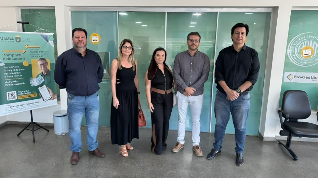 Cuiabá-Prev recebe gestores de Niterói para troca de experiências sobre gestão previdenciária