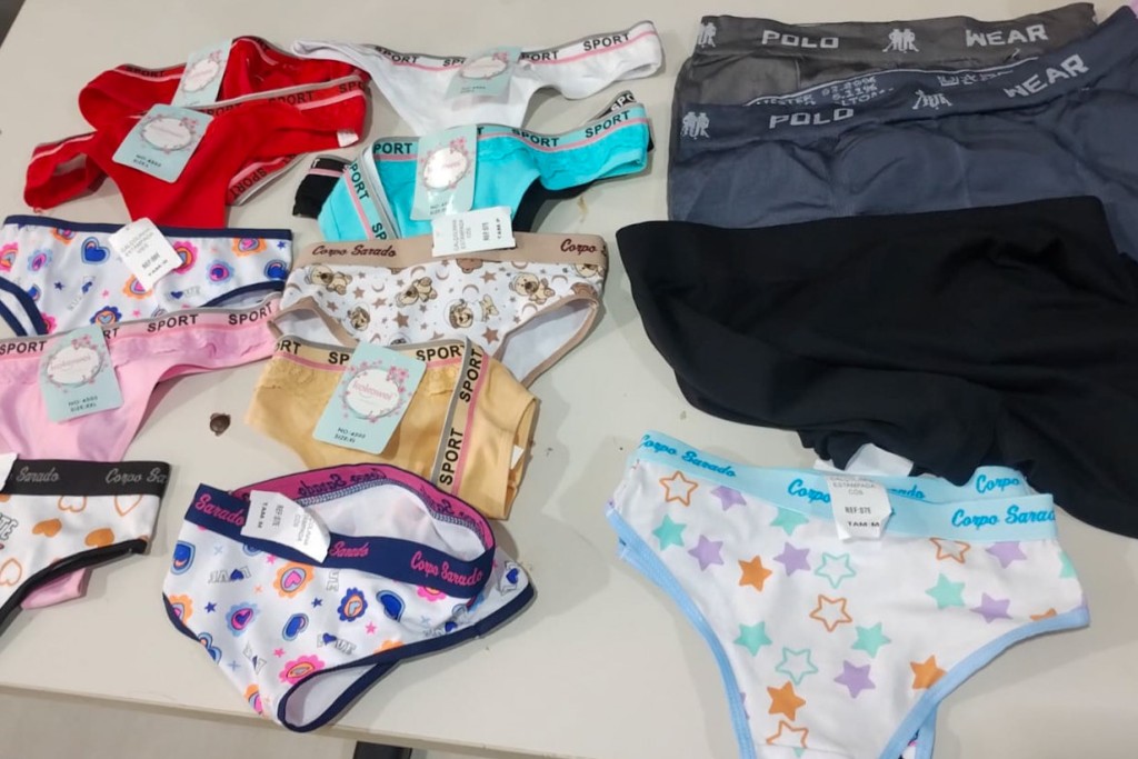 Homem de 61 anos é detido com roupas íntimas furtadas de lojas no centro de Várzea Grande