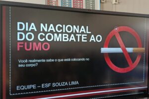 Saúde promove bate-papo interativo sobre tabagismo com estudantes de Várzea Grande