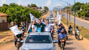 Max Russi e Ritela mobilizam apoiadores em carreata por quatro cidades de Mato Grosso