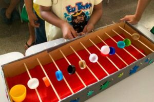 Jogos recicláveis estimulam o interesse pela Matemática