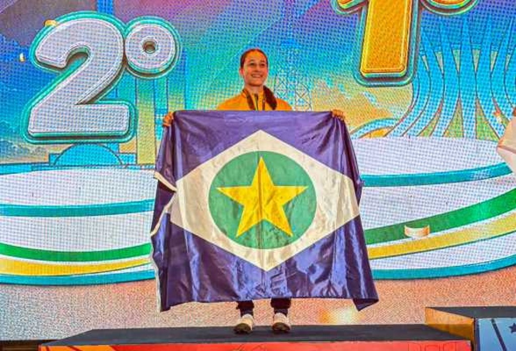Atleta de Lucas do Rio Verde conquista prata nos Jogos Escolares Brasileiros e faz história para Mato Grosso