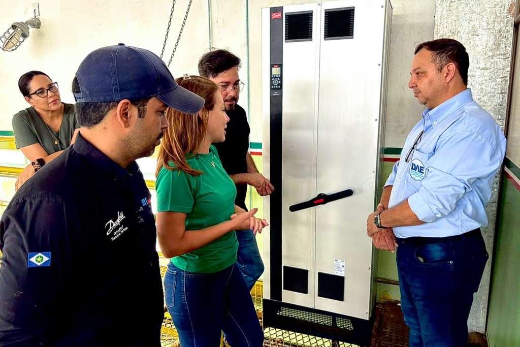 DAE-VG instala novo inversor de frequência na ETA Velha para reduzir gastos com energia e aumentar eficiência