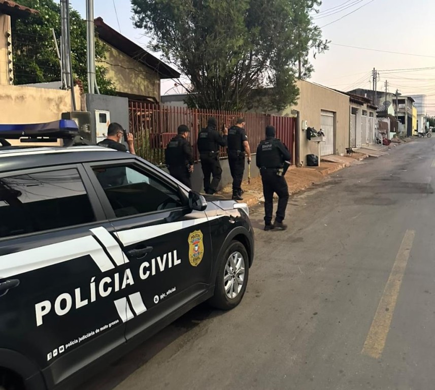 Polícia Civil cumpre mandados contra investigados por homicídio em Campo Verde