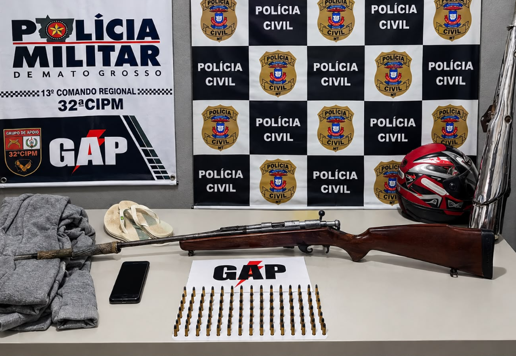 PM e Polícia Civil apreendem adolescente após roubo a residência em Nova Xavantina