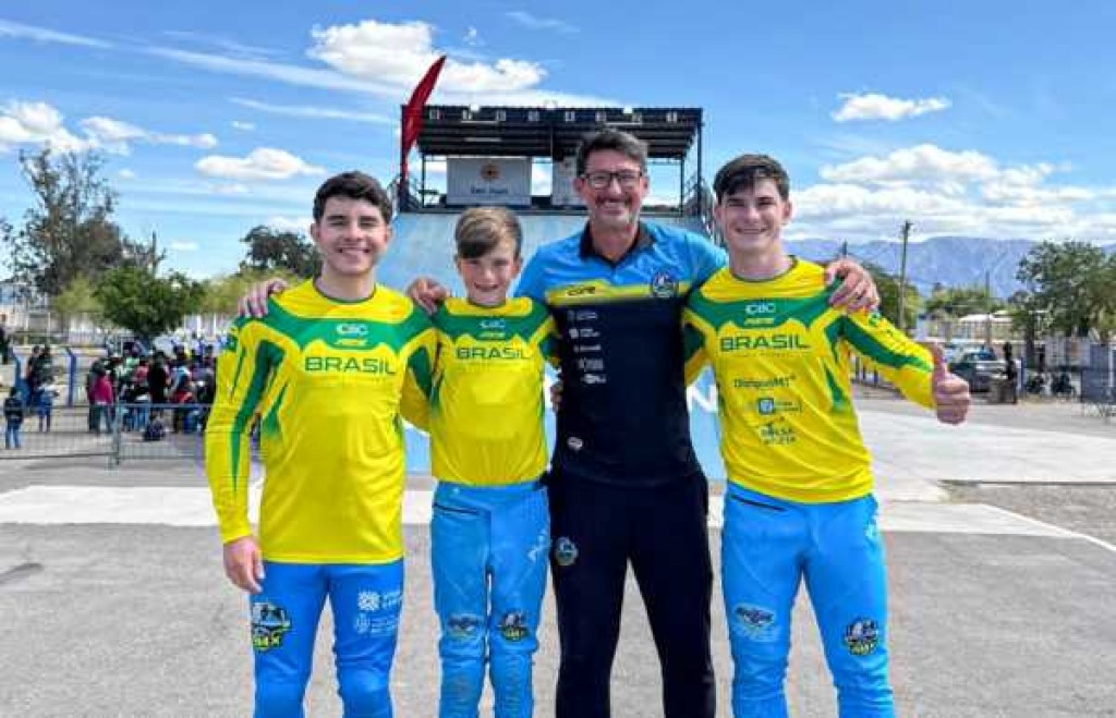 Atletas de BMX do Programa Viva Lucas conquistam sete pódios na Argentina